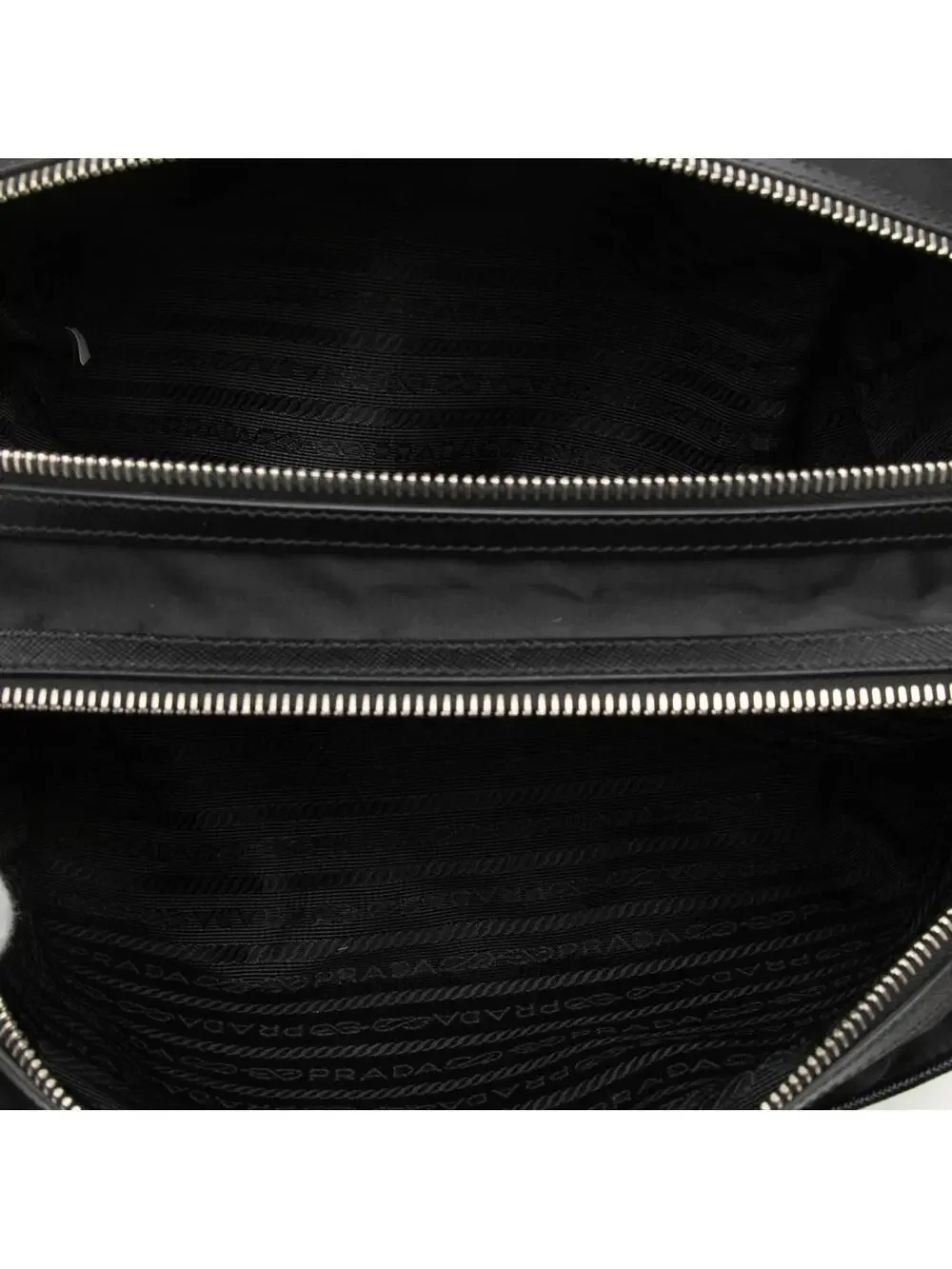 Prada Saffiano Trimmed Re Nylon Travel #340446P61B